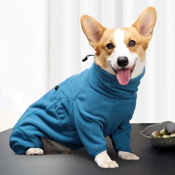 Fleece Dog Clothes Winter Thick Warm Dog Coat