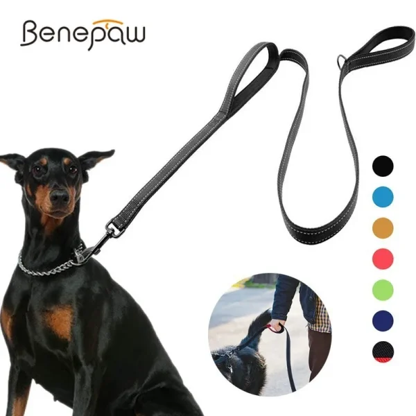 Benepaw Reflective Padded Dog Leash