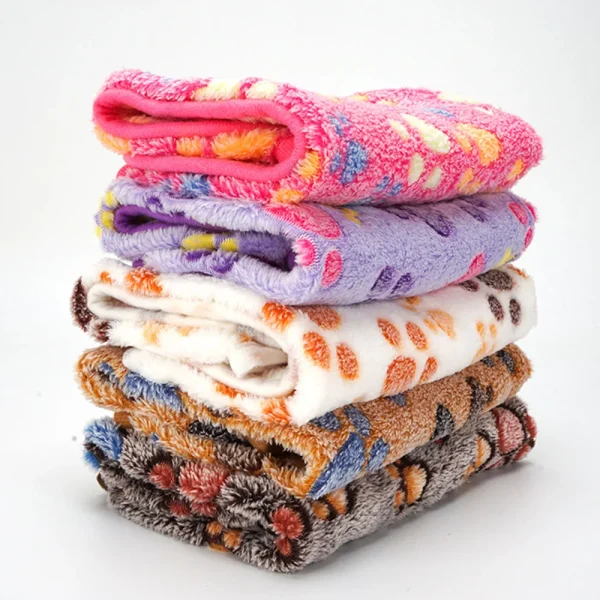Pet Dog Bed Blanket Soft Fleece