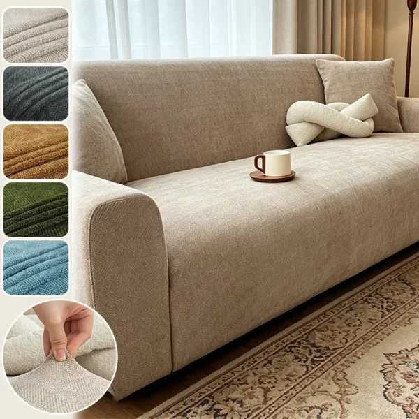 1/2/3/4 Seater Home Jacquard Elastic Sofa Cover