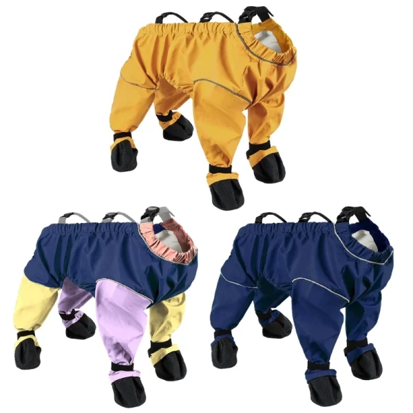 Breathable Pet Pants with Foot Cover