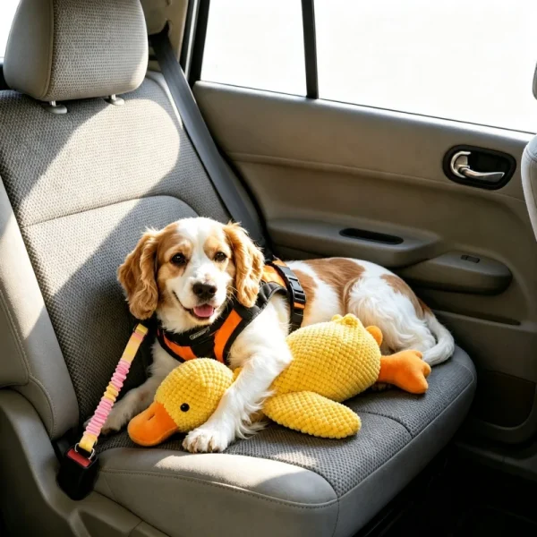Adjustable Elastic Pet Car Seat Belt Dog Safety Leash
